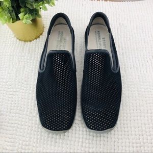 Donald J. Pliner sport loafers perforated Navy 9.5